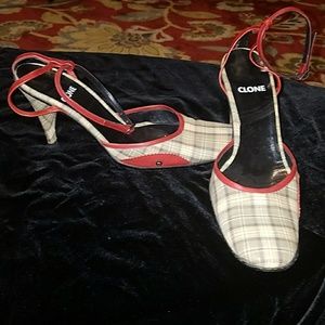 Clone ankle strap heels